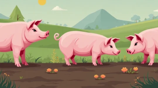 intensive pig farming